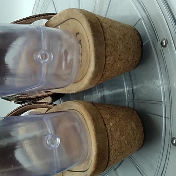 Ugg wedge sandals 8 heels - Picture 5 of 8